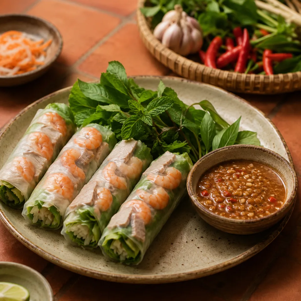 Đầu bếp đang chuẩn bị món